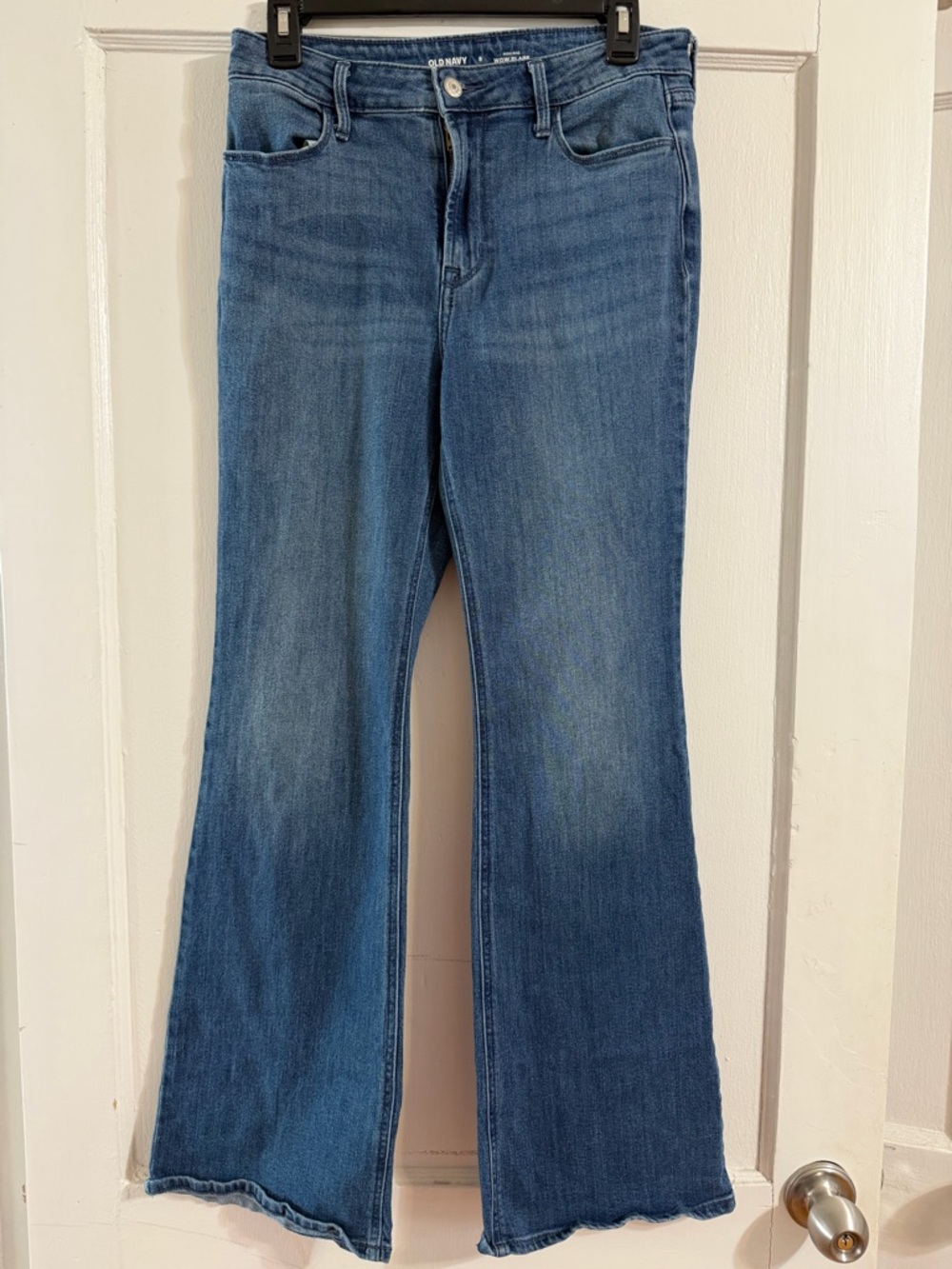 Old Navy Blue Flare Jeans - Women's Wide Leg